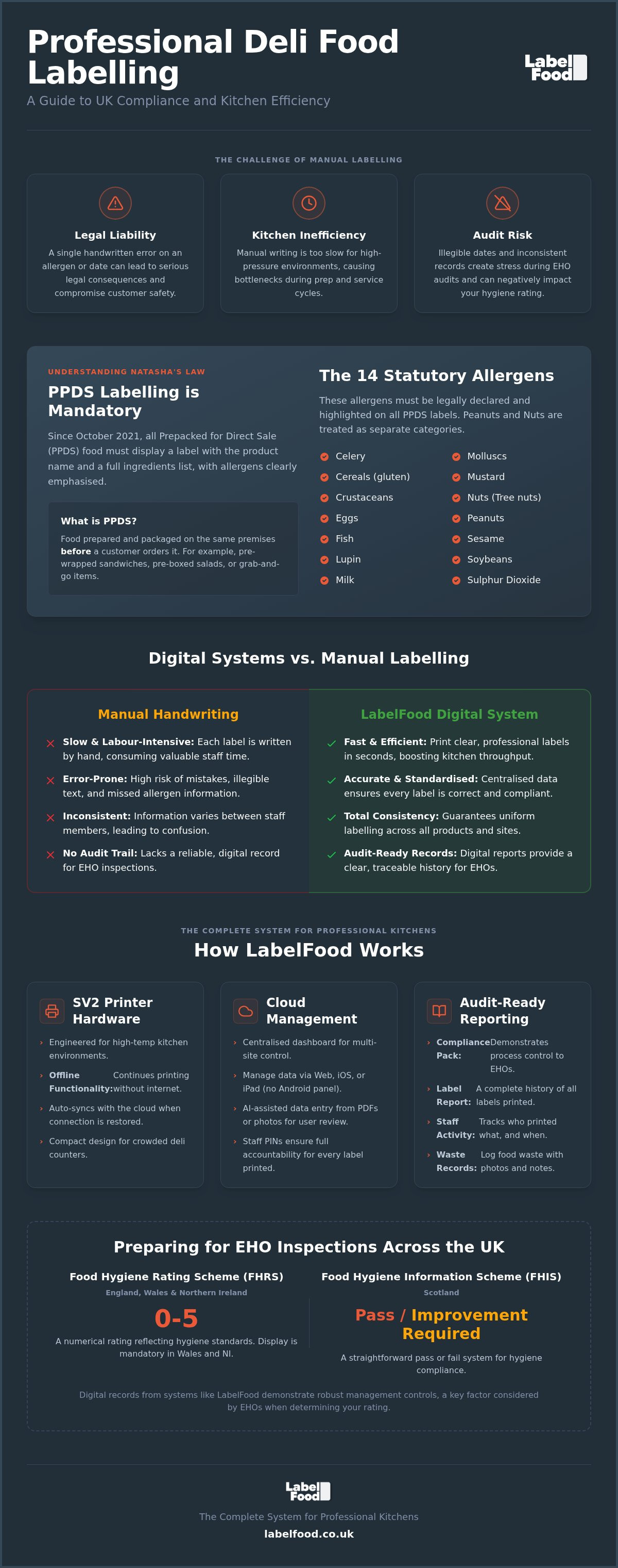 Deli food labeling solutions