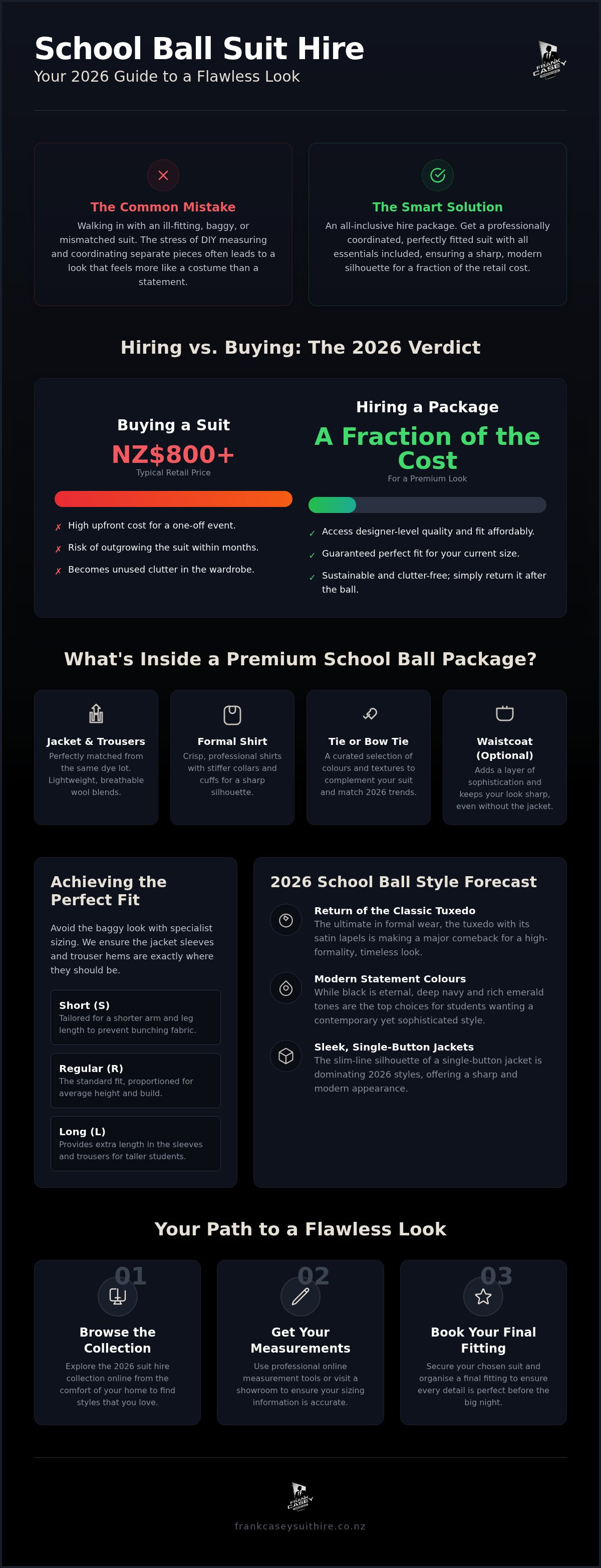 School ball suit hire auckland