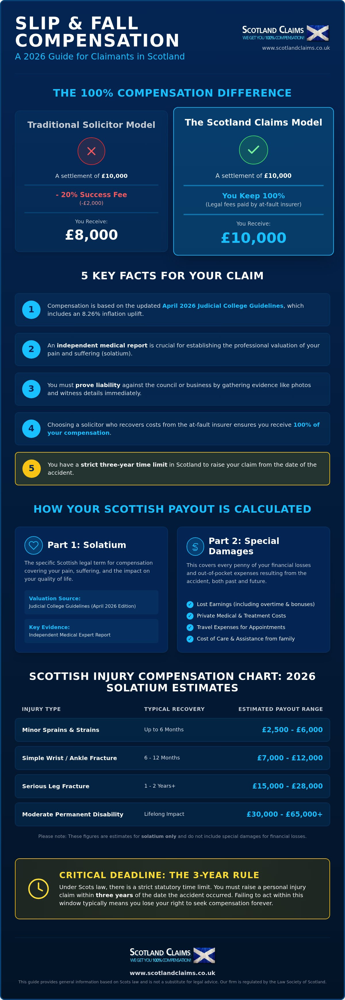 Average compensation for slip and fall scotland
