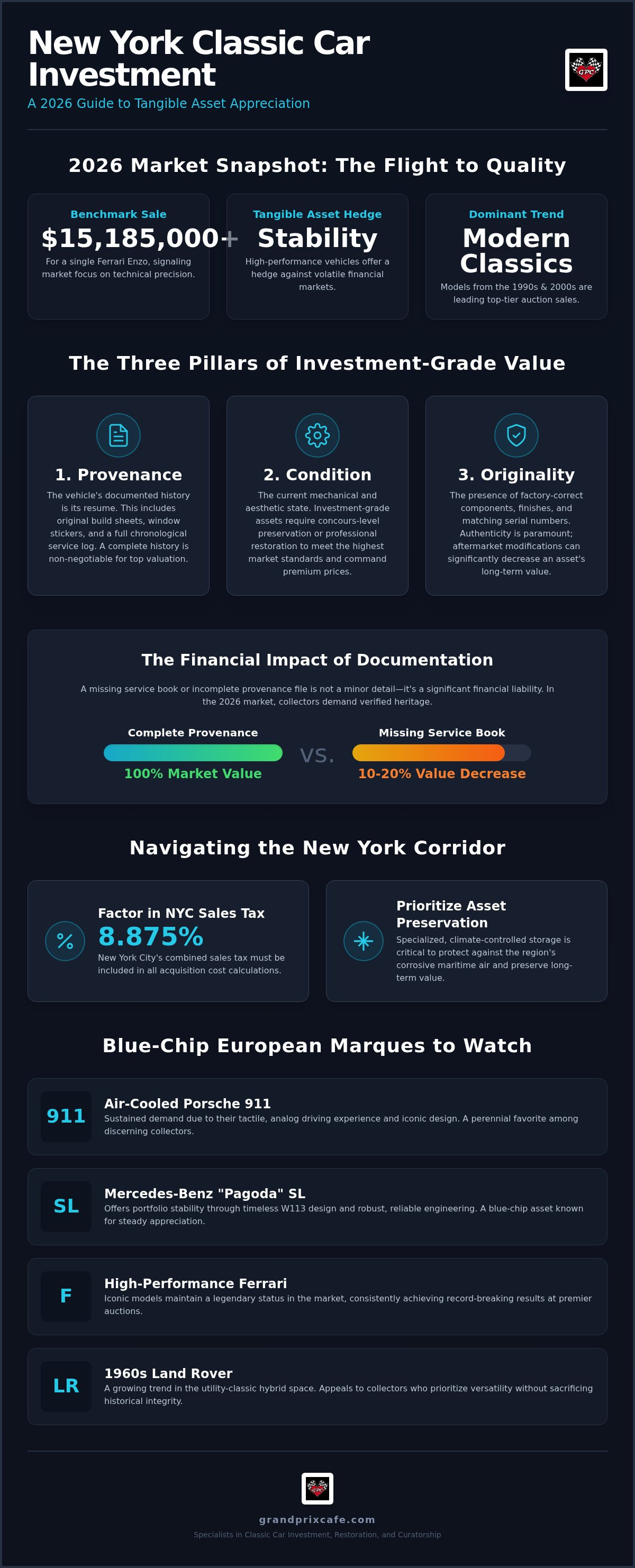 Classic car investment guide New York