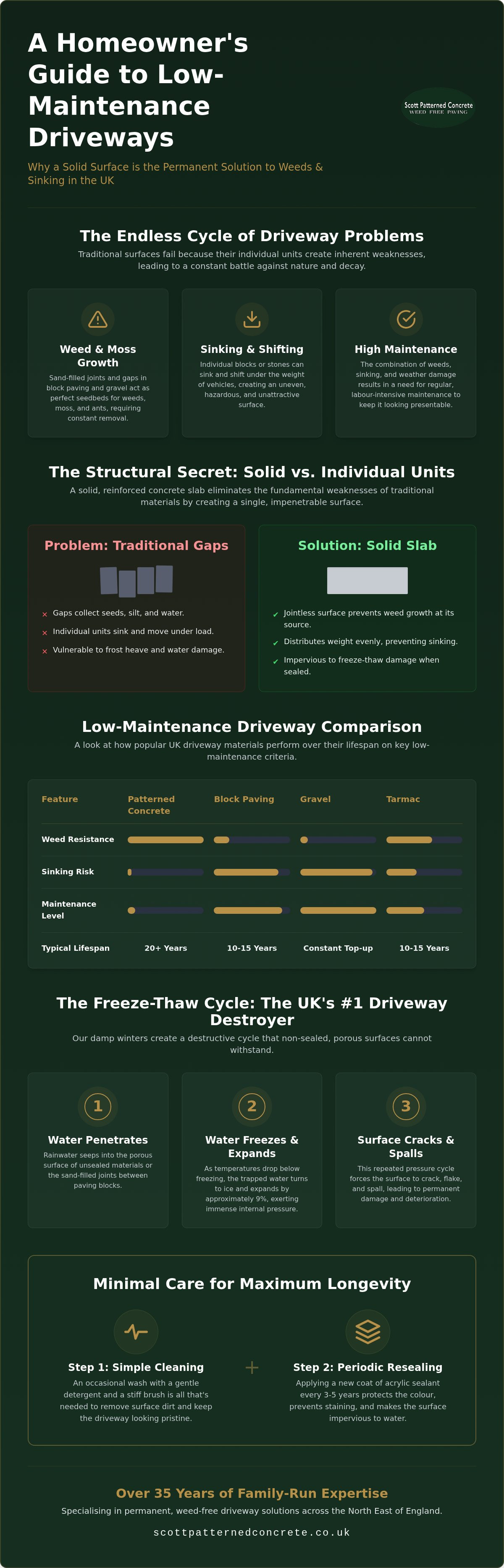 Low maintenance driveway surfaces uk
