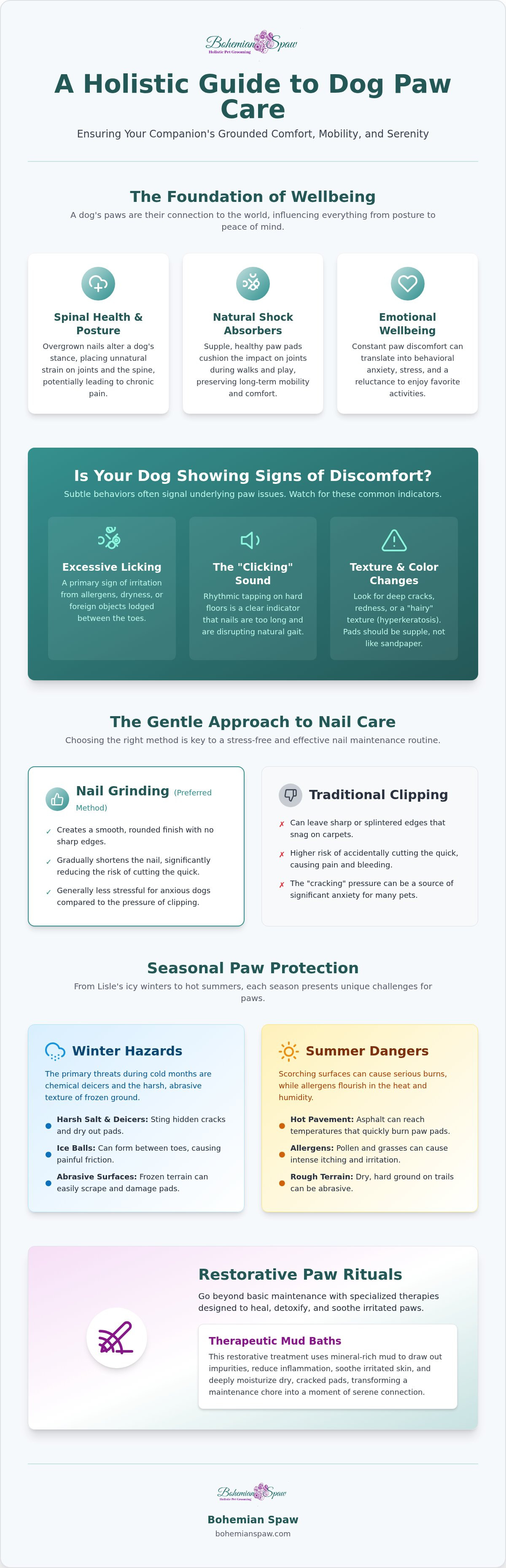 Dog paw care lisle