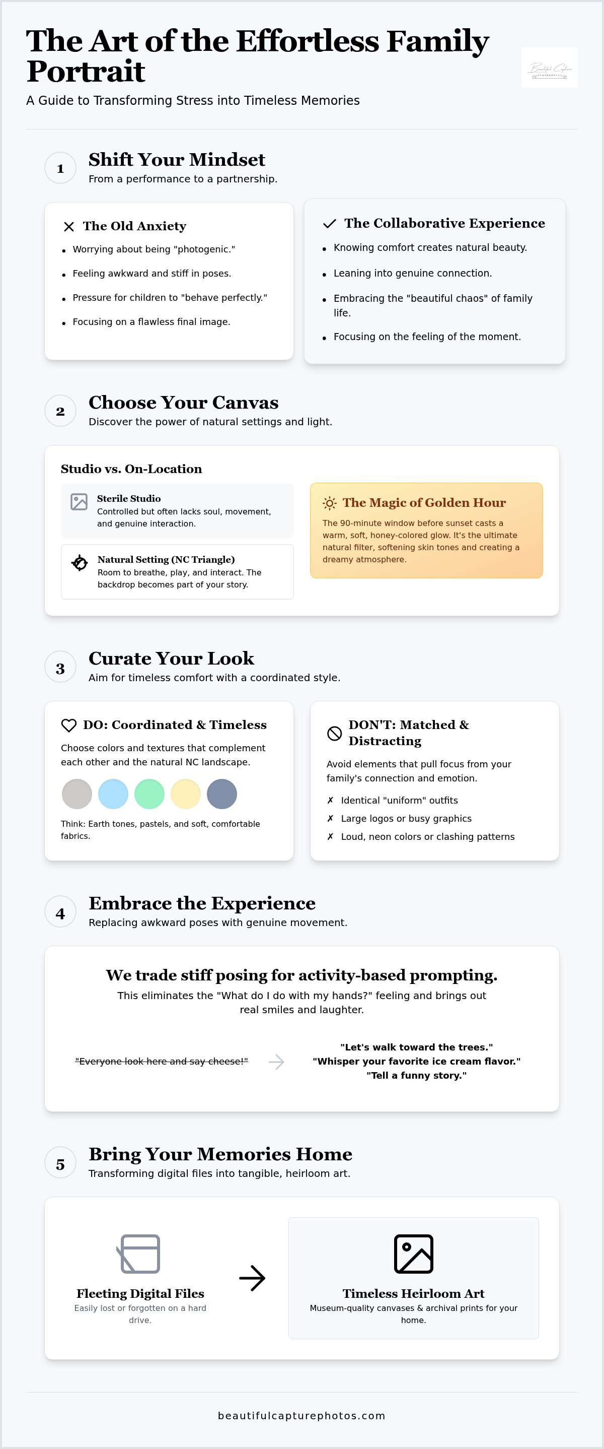 Professional photo session guide