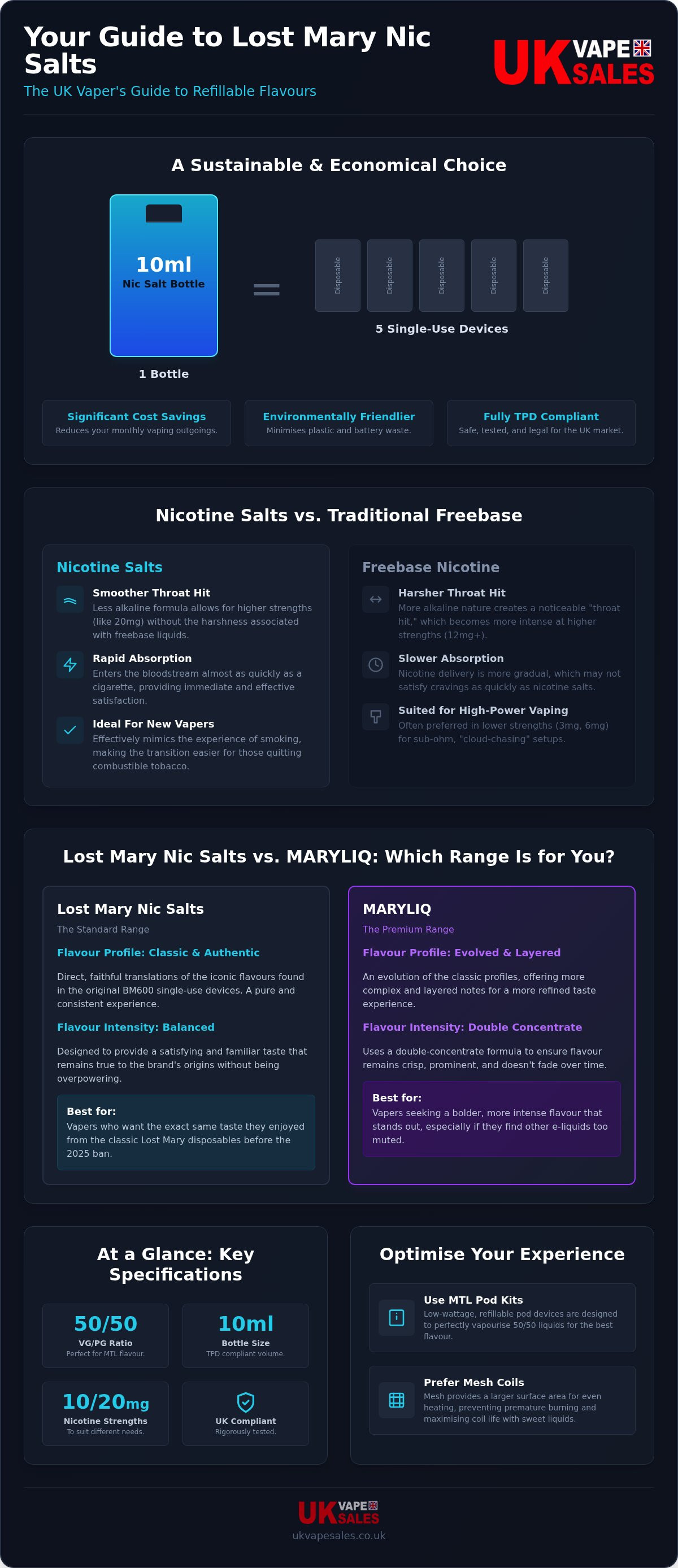Buy Lost Mary nic salts UK