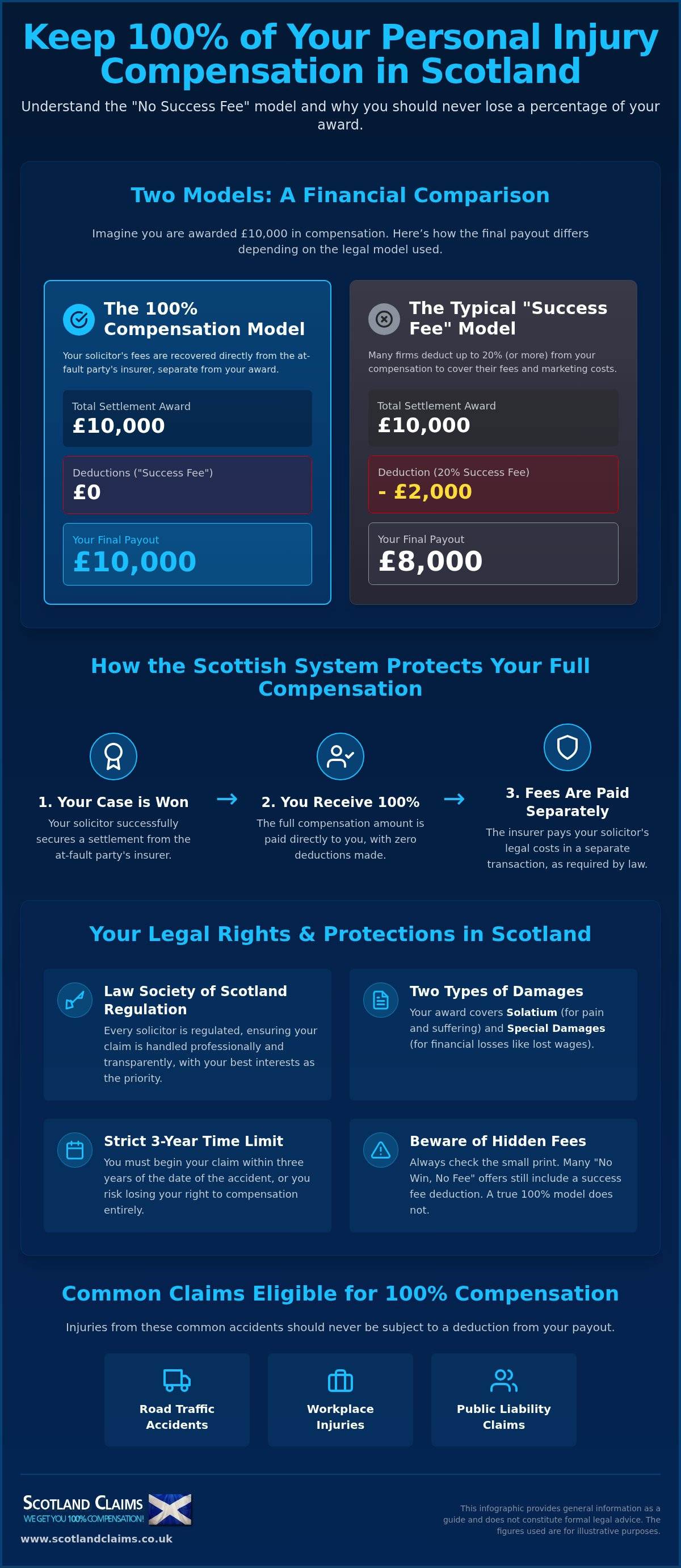 100 percent compensation personal injury scotland
