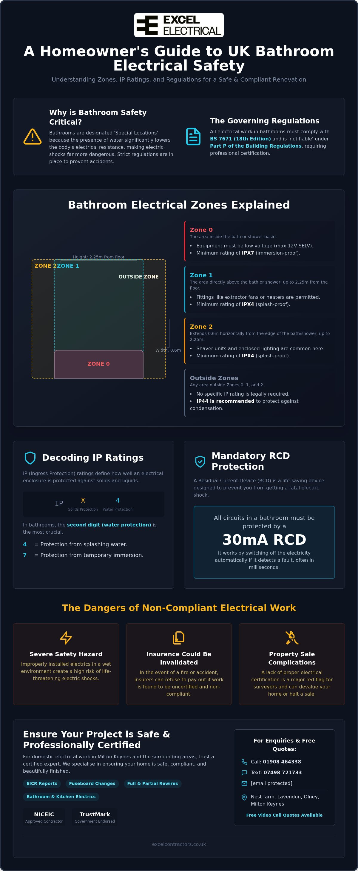 Bathroom electrical regulations UK
