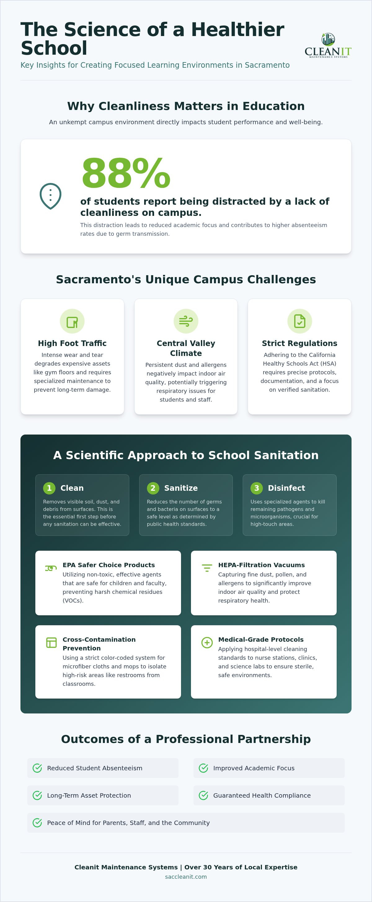 School cleaning services Sacramento