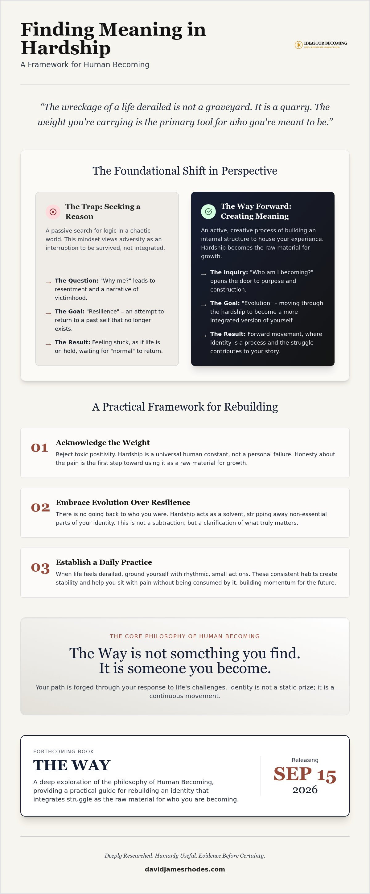 How to find meaning in hardship