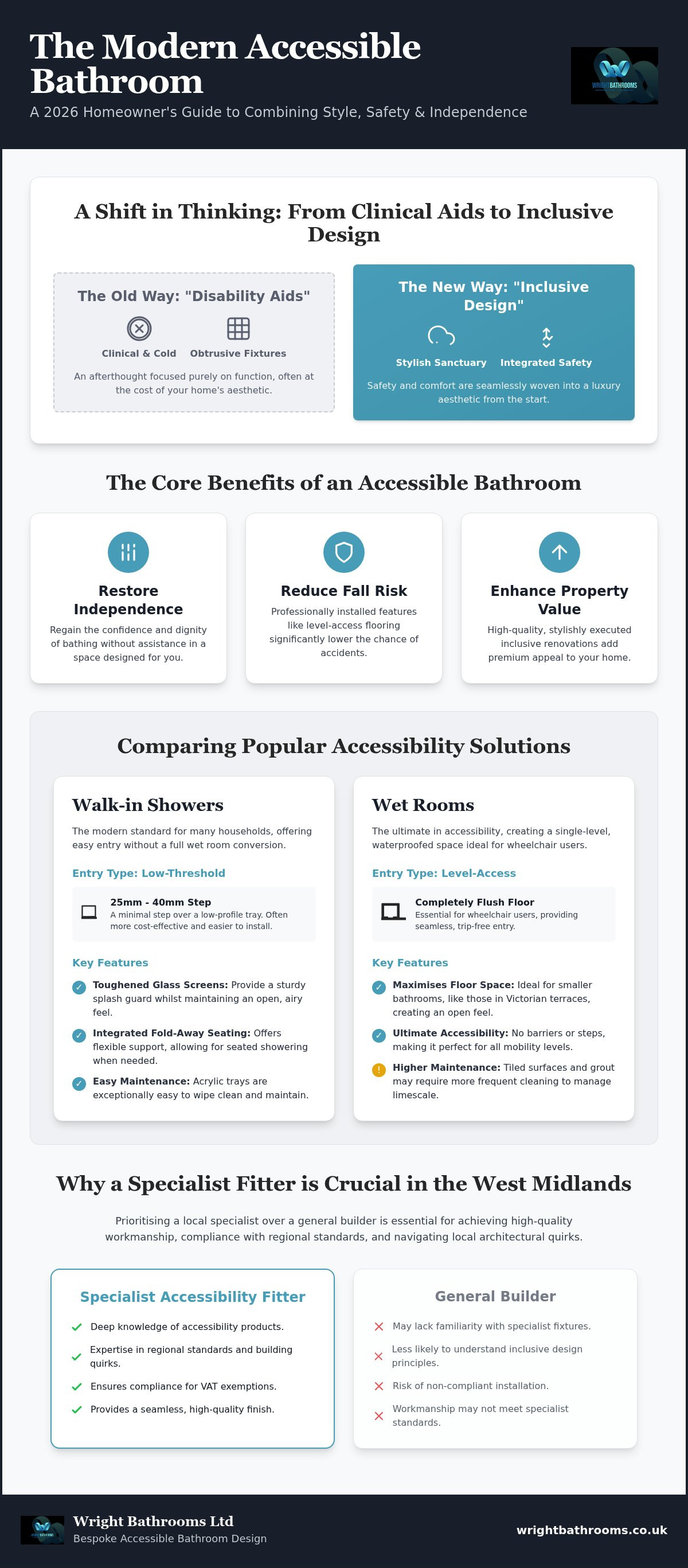 Bathroom accessibility solutions West Midlands