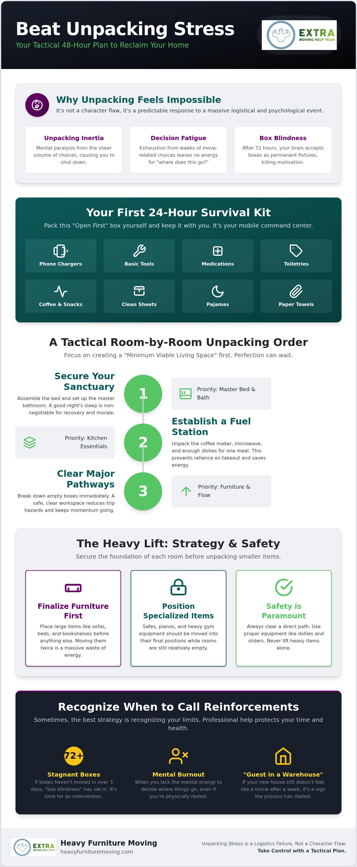 Unpacking strategies to reduce stress