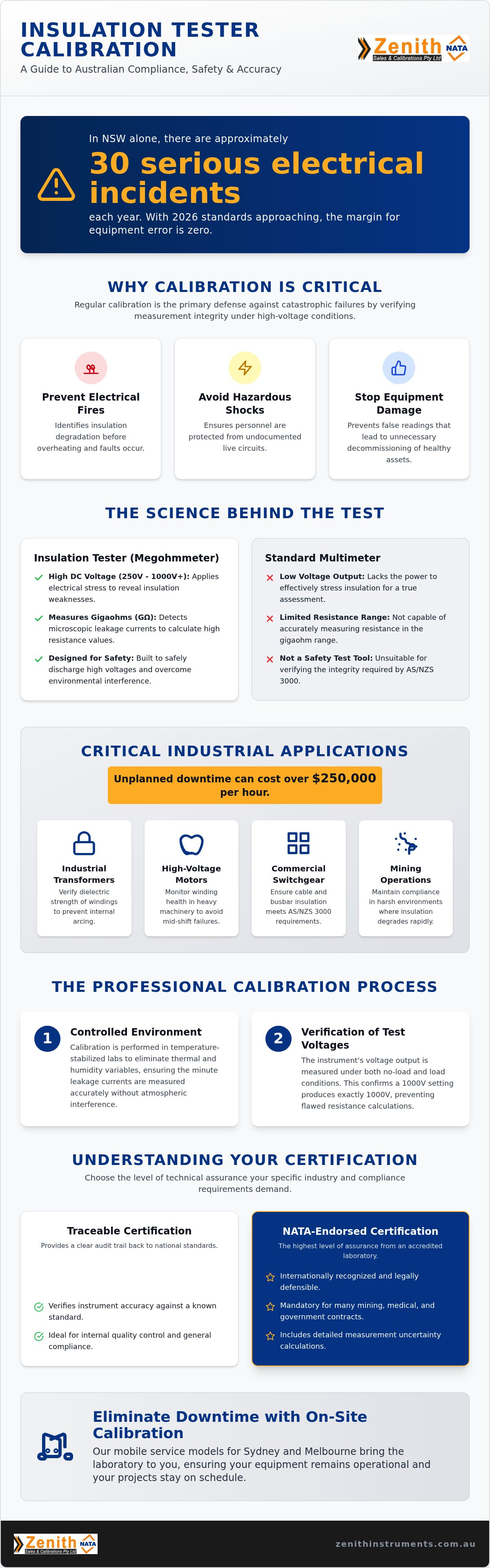 Insulation tester calibration