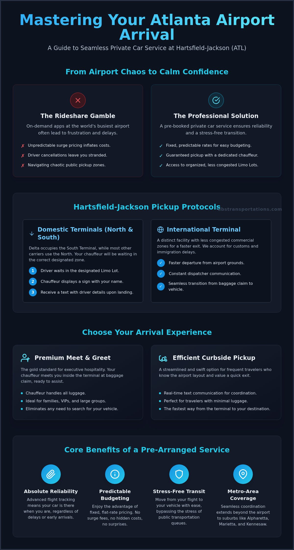 Private car pickup service Atlanta