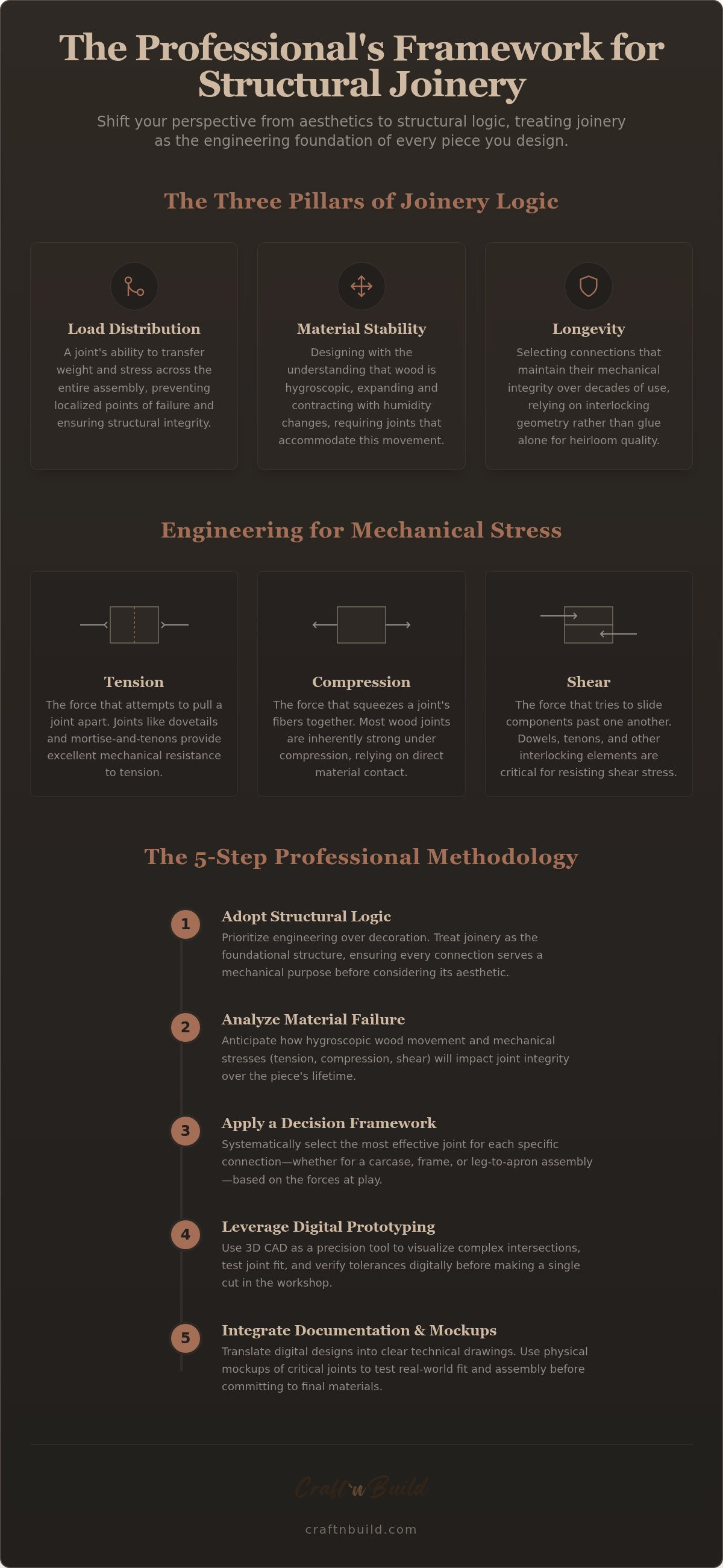 Furniture joinery design principles