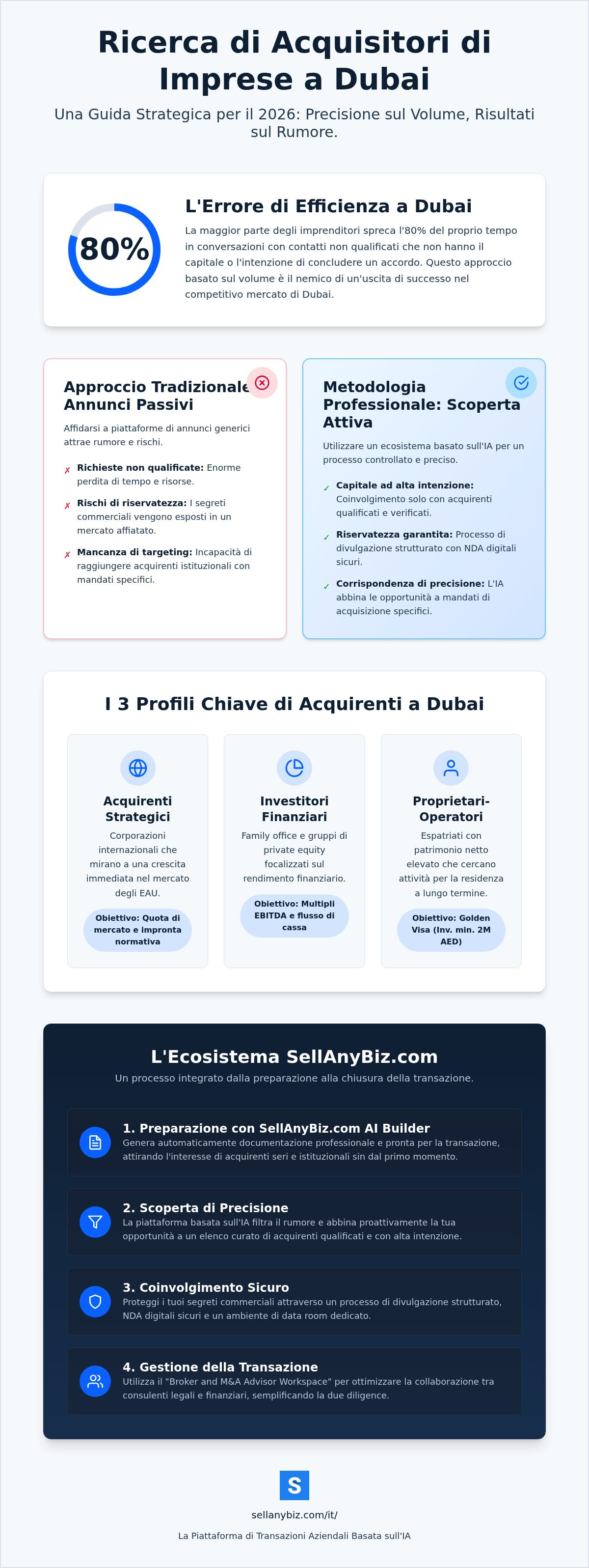 Ricerca acquisitori imprese Dubai