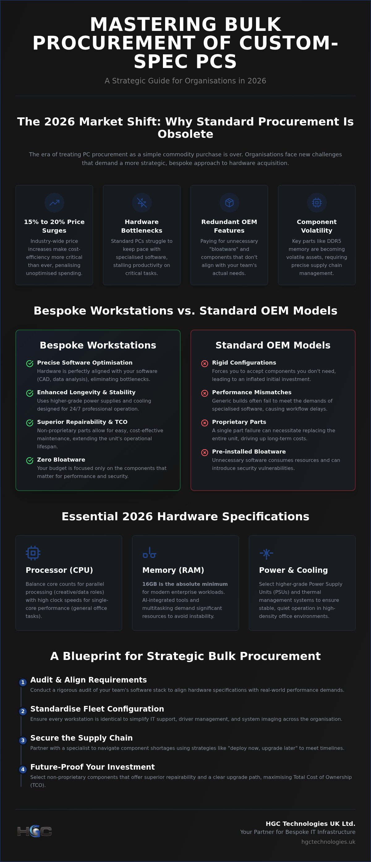 How to order custom specification PCs in bulk