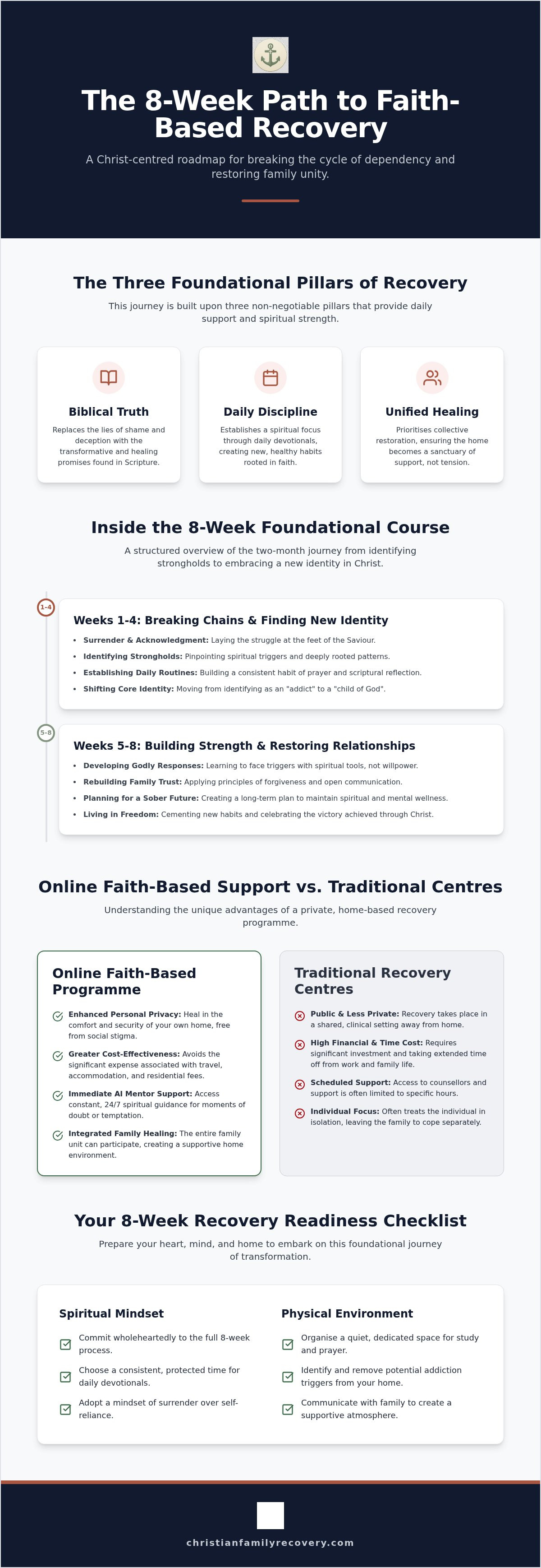 Online 8-week addiction recovery programme