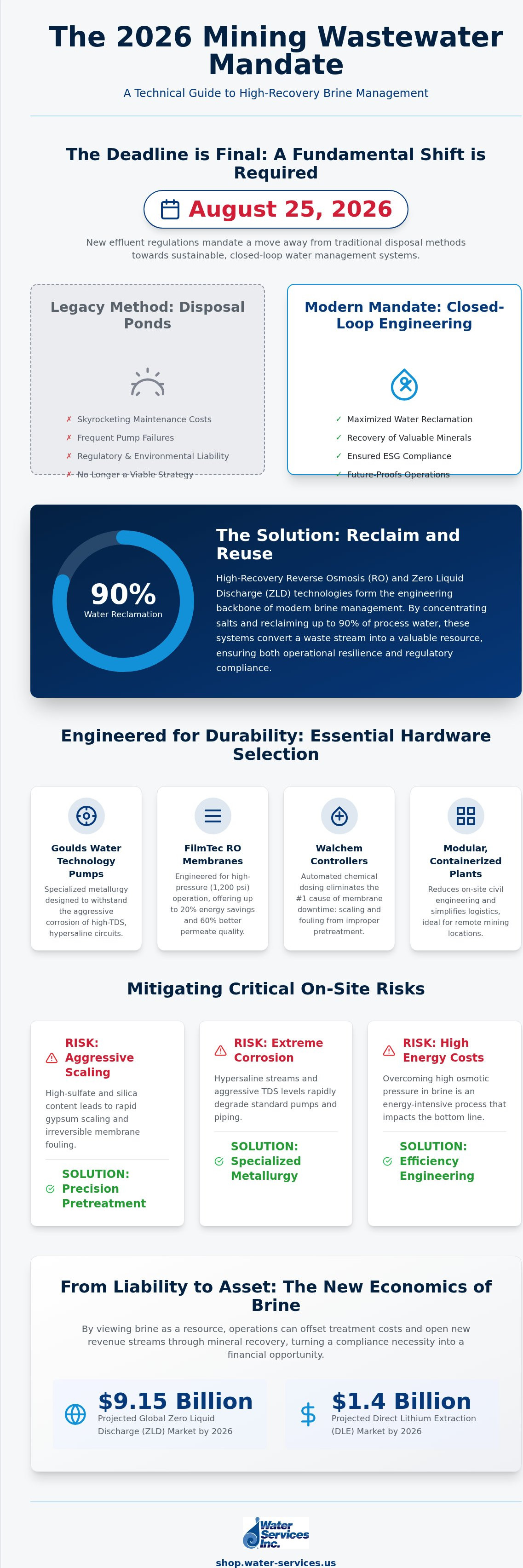 Brine management in mining operations