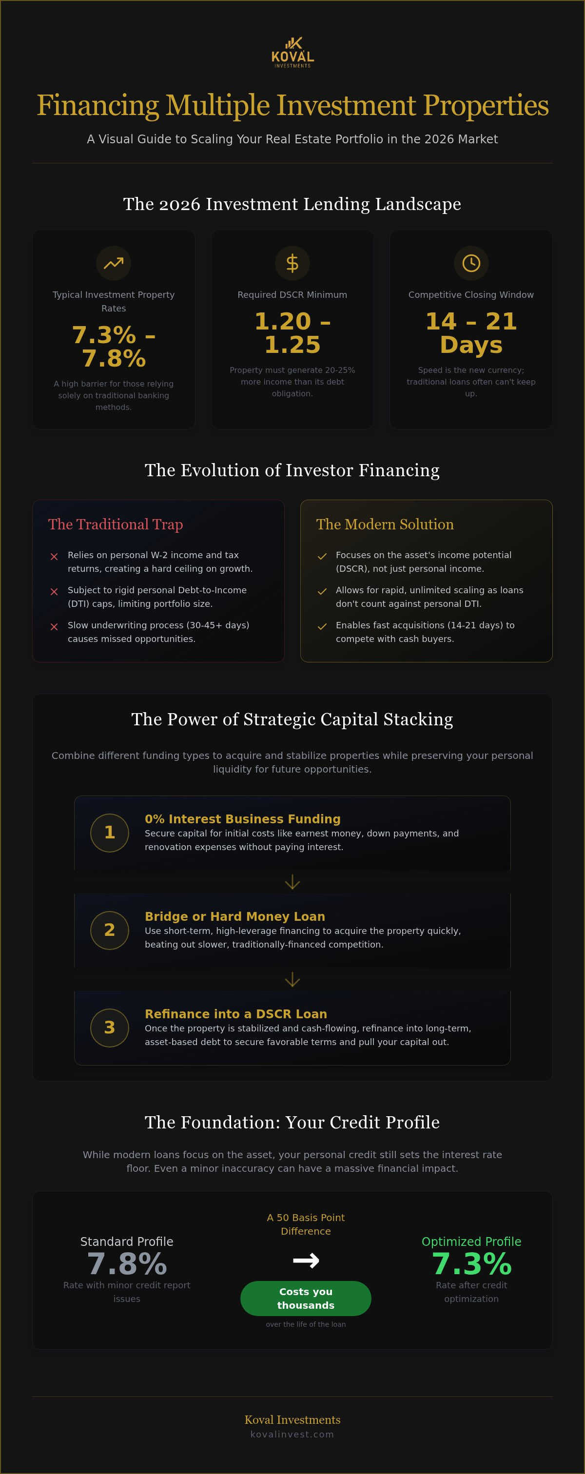 Financing multiple investment properties