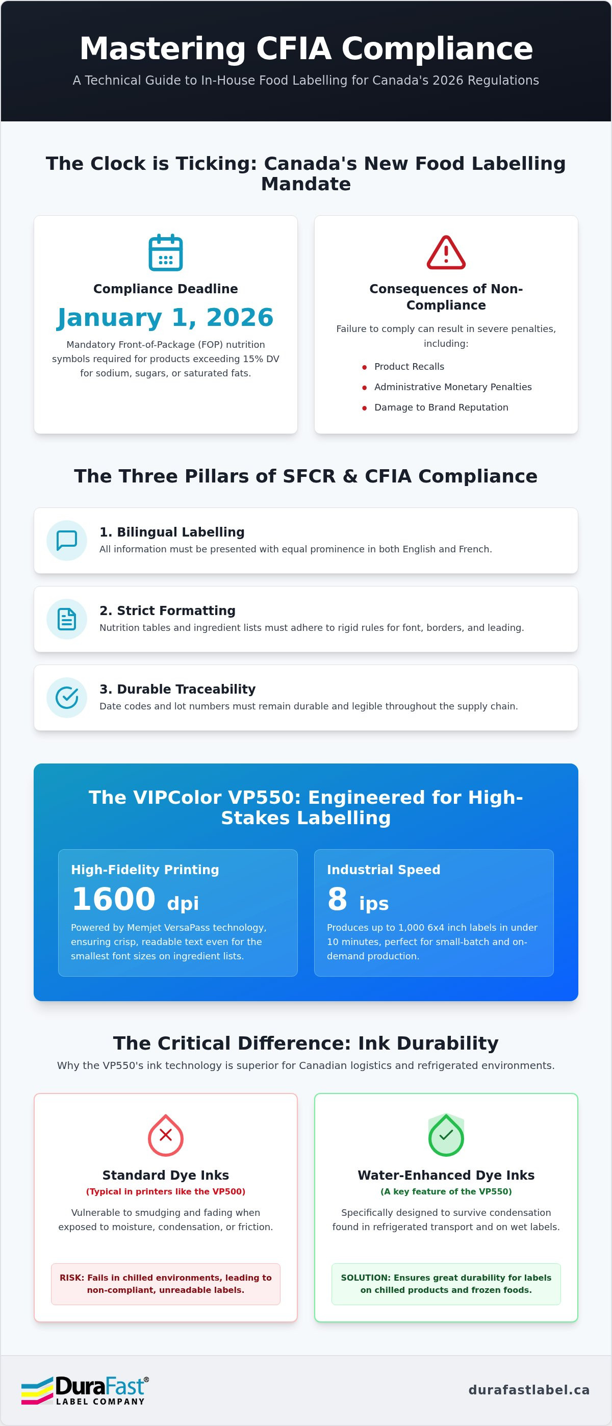 Print CFIO compliant labels with VIPColor VP550
