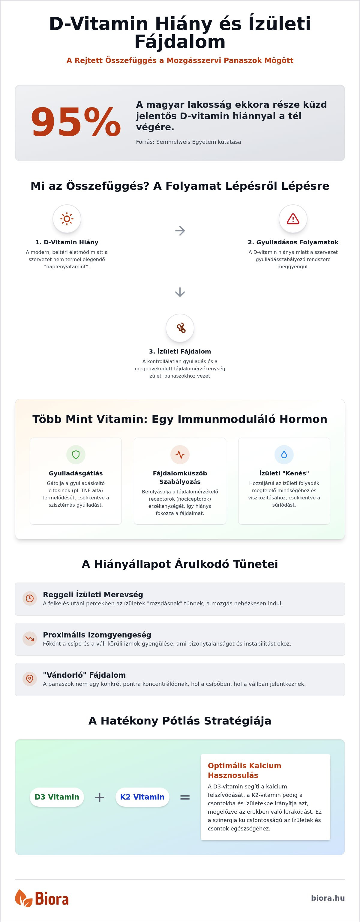 D-vitamin hiány ízületi fájdalom