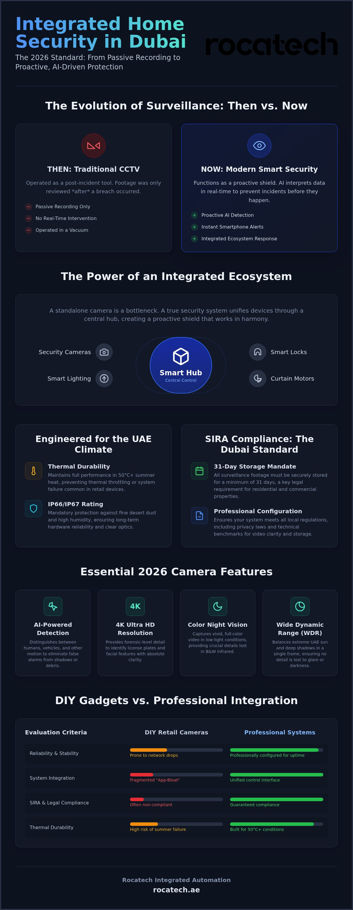 Integrated home security systems dubai