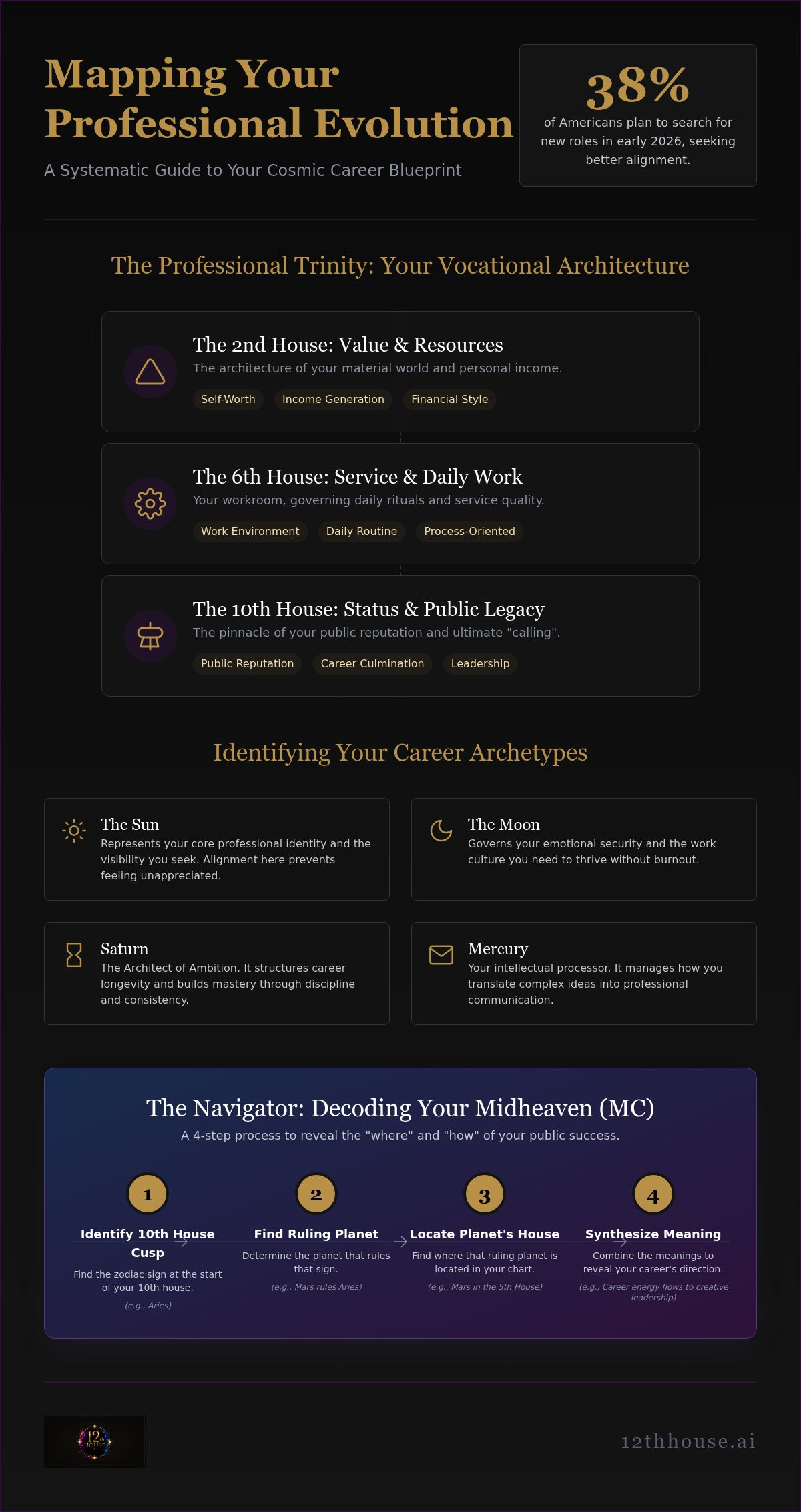 Career path based on birth chart