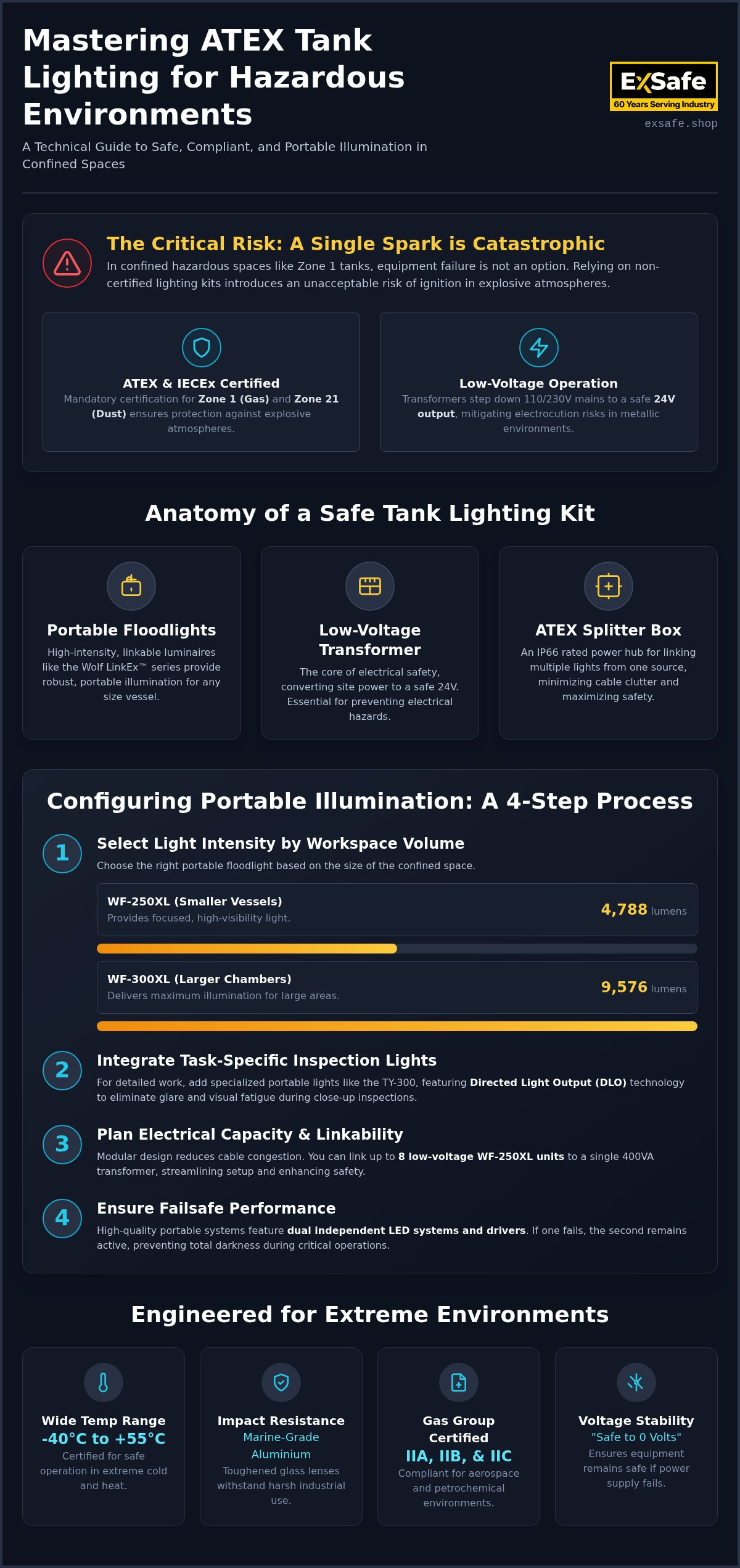 Tank lighting kits