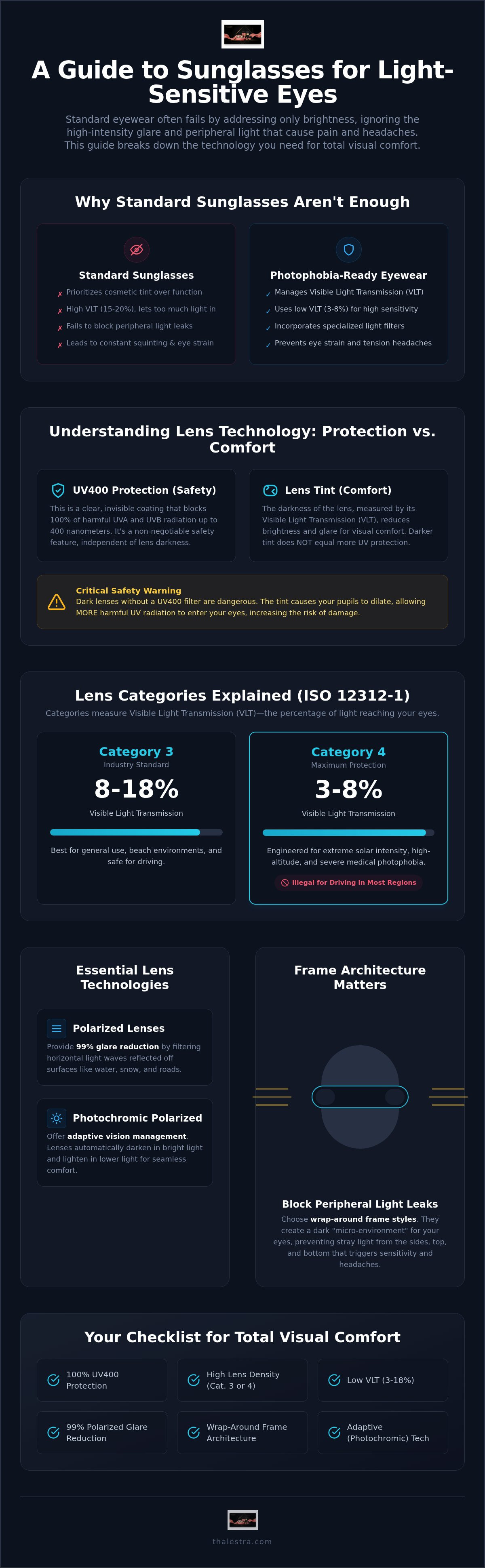 Best sunglasses for light sensitive eyes