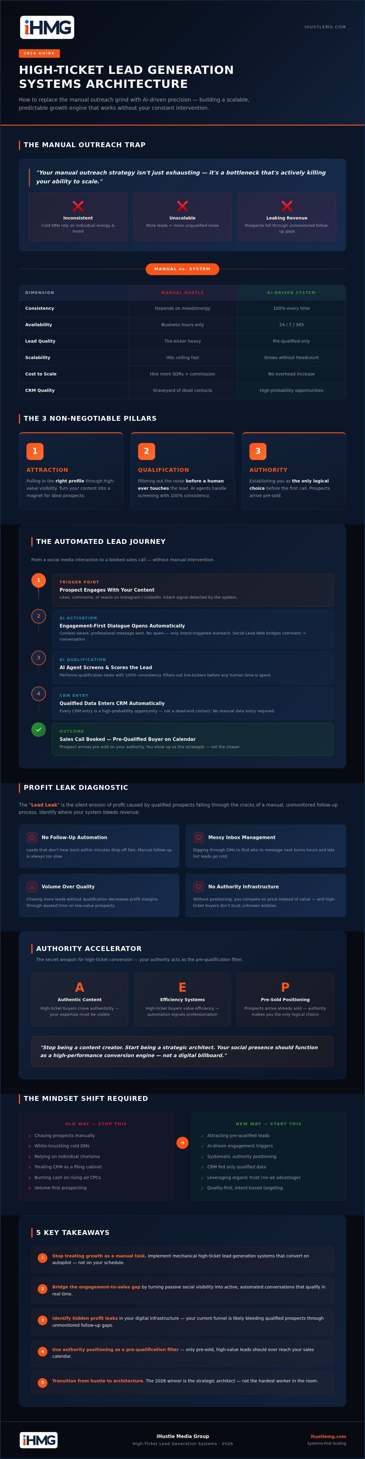 High ticket lead generation systems