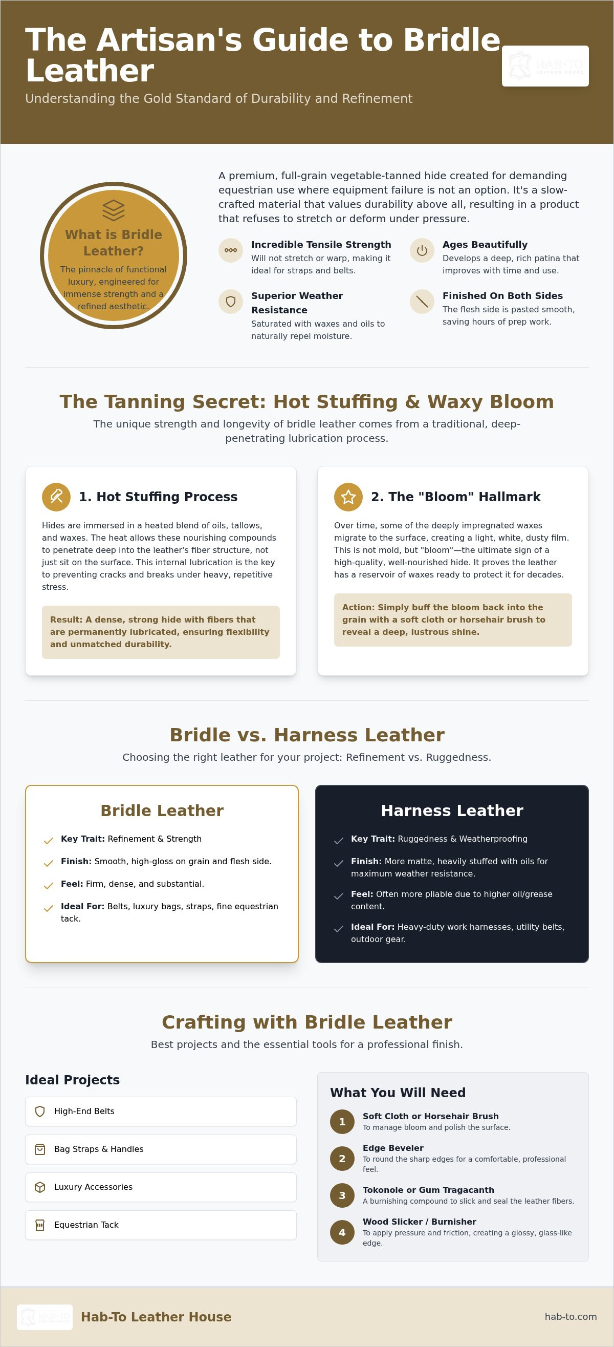 What is bridle leather