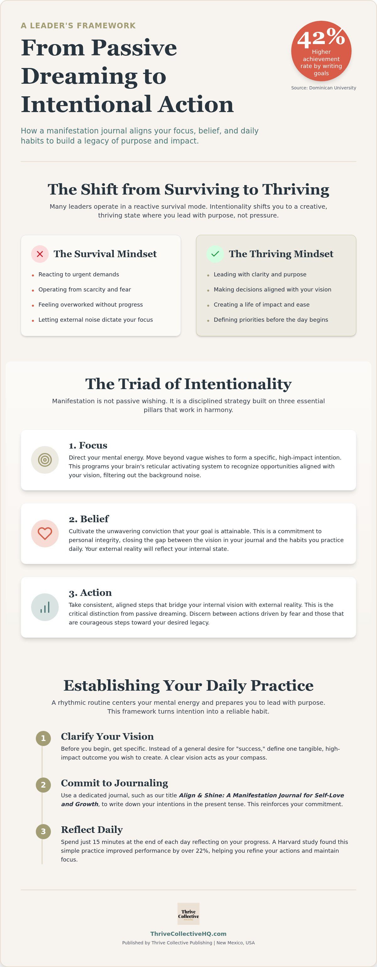 How to use a manifestation journal