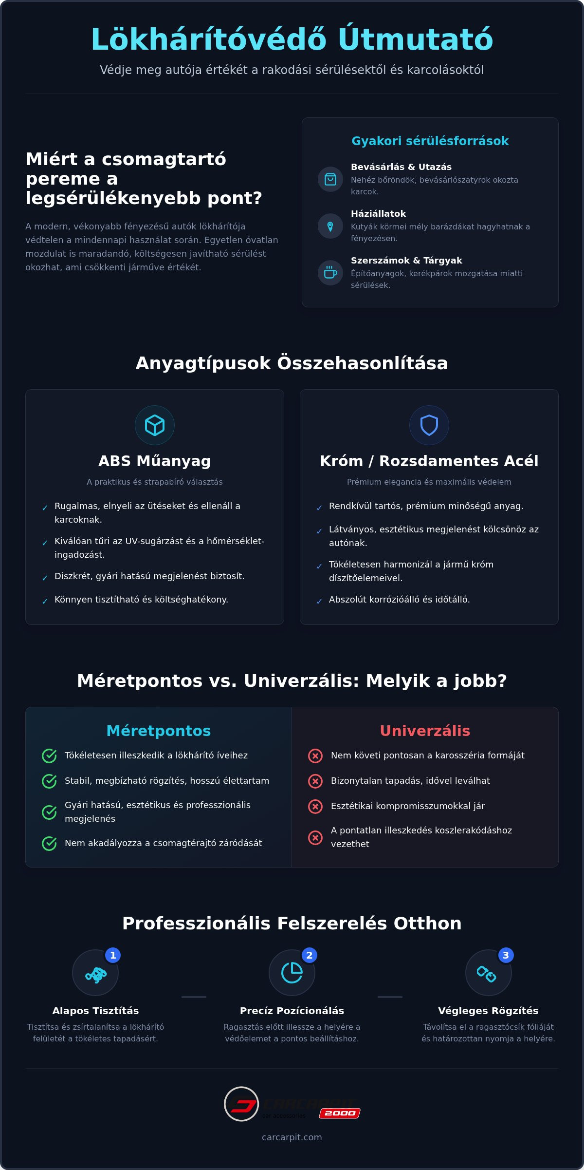 Lökhárítóvédő autóra