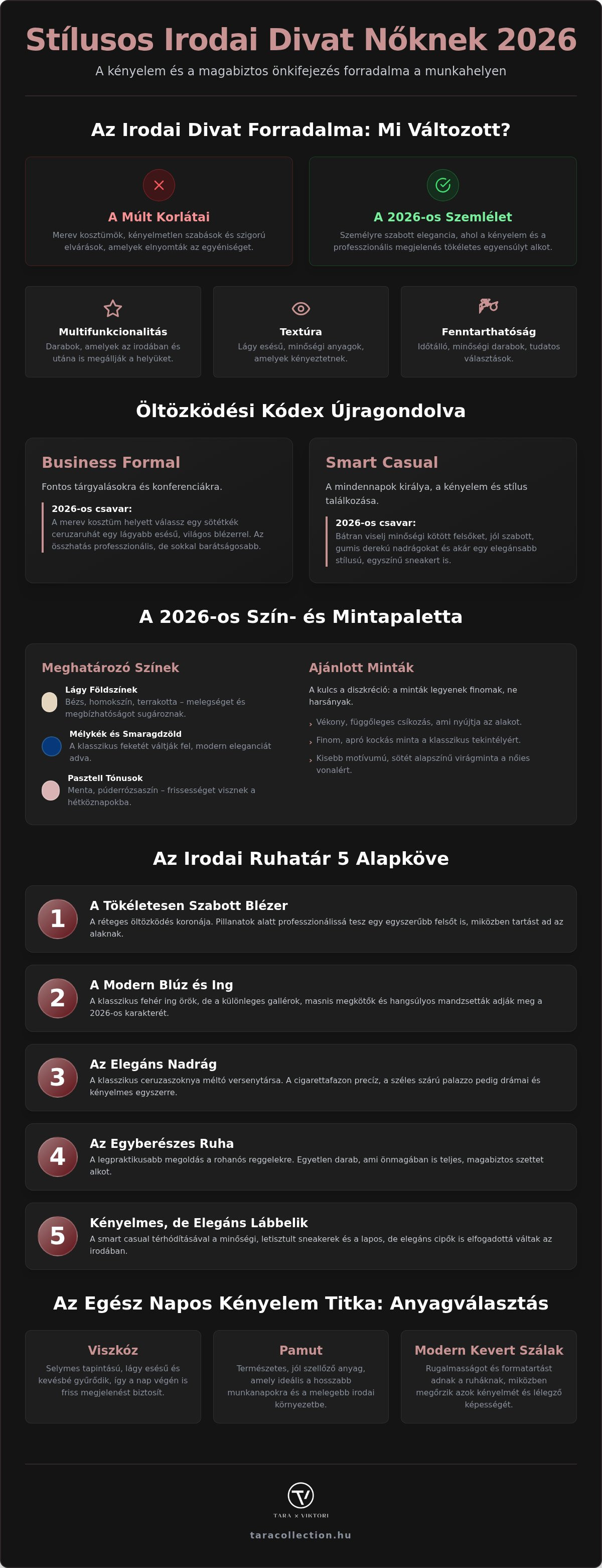 Stílusos irodai ruhák nőknek