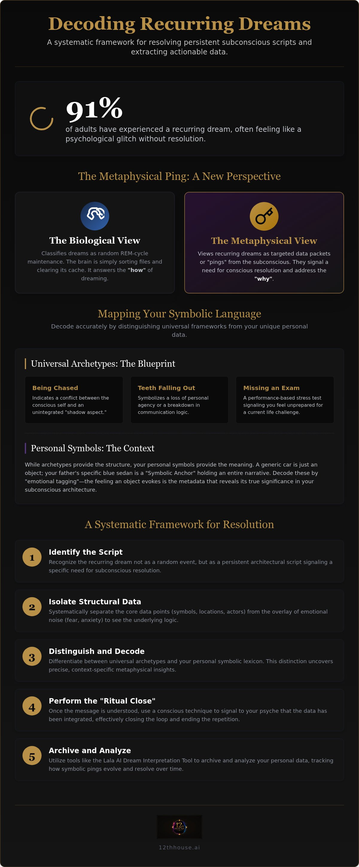 Decoding recurring dreams