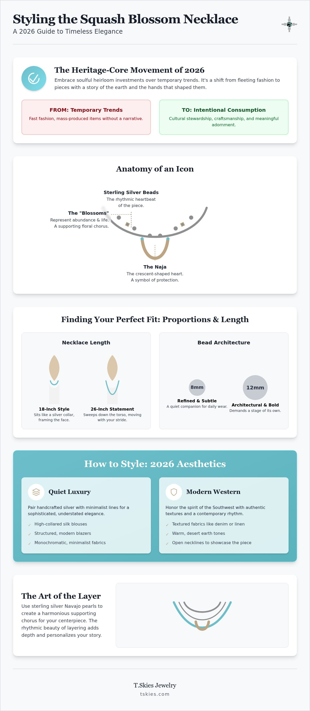 How to style a squash blossom necklace 2026