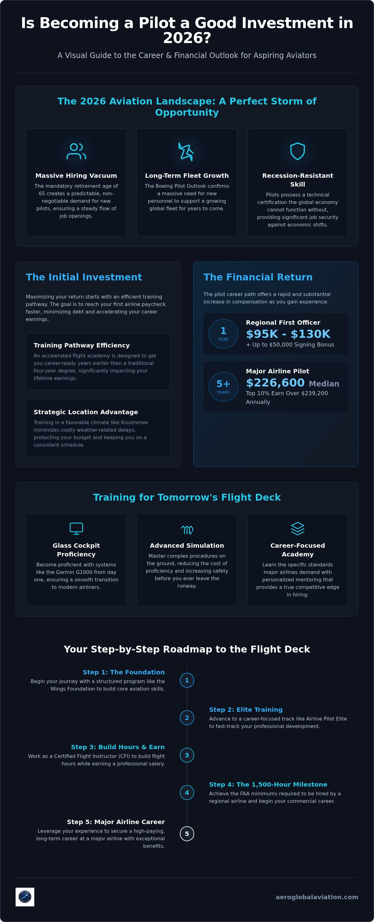 Is becoming a pilot a good investment 2026