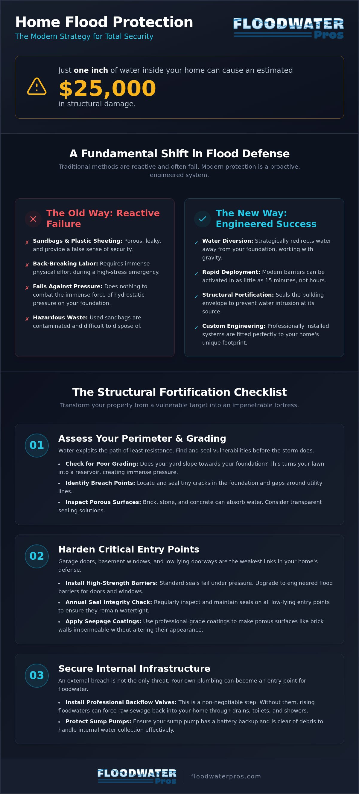 Home flood protection checklist