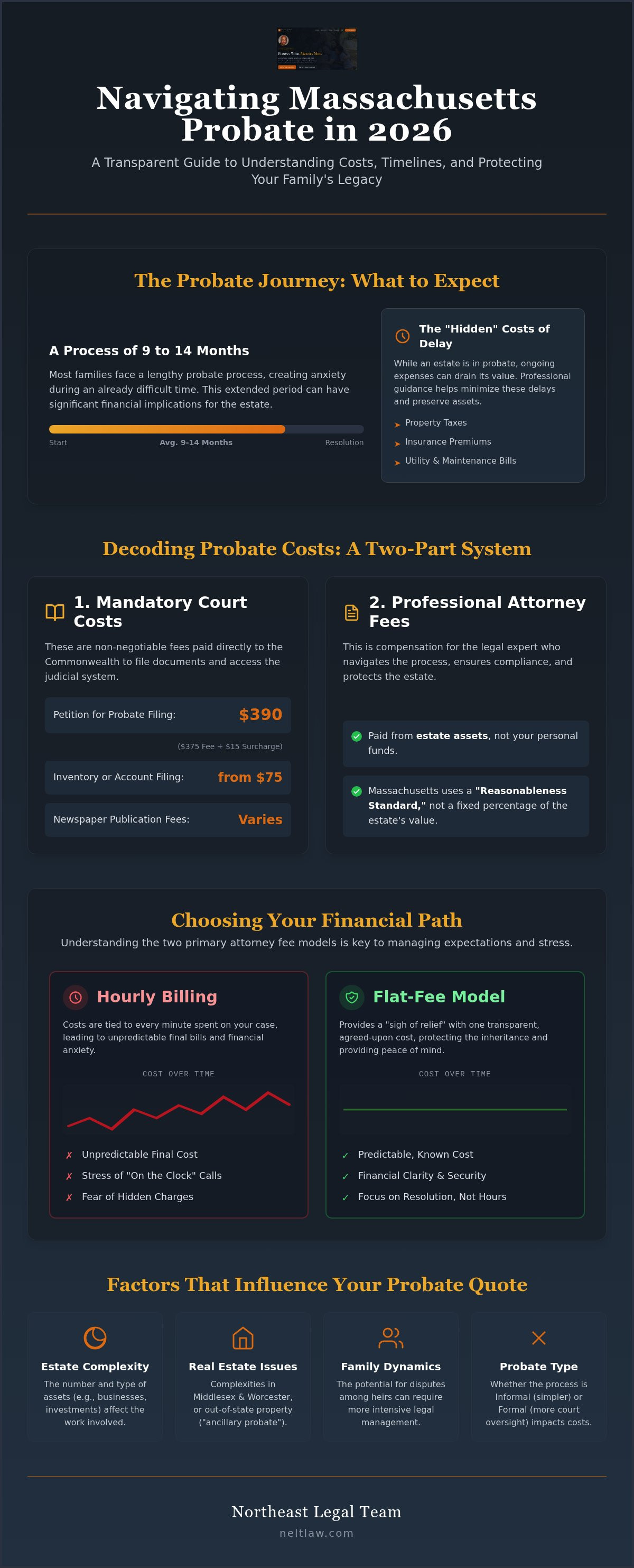Probate attorney fees massachusetts