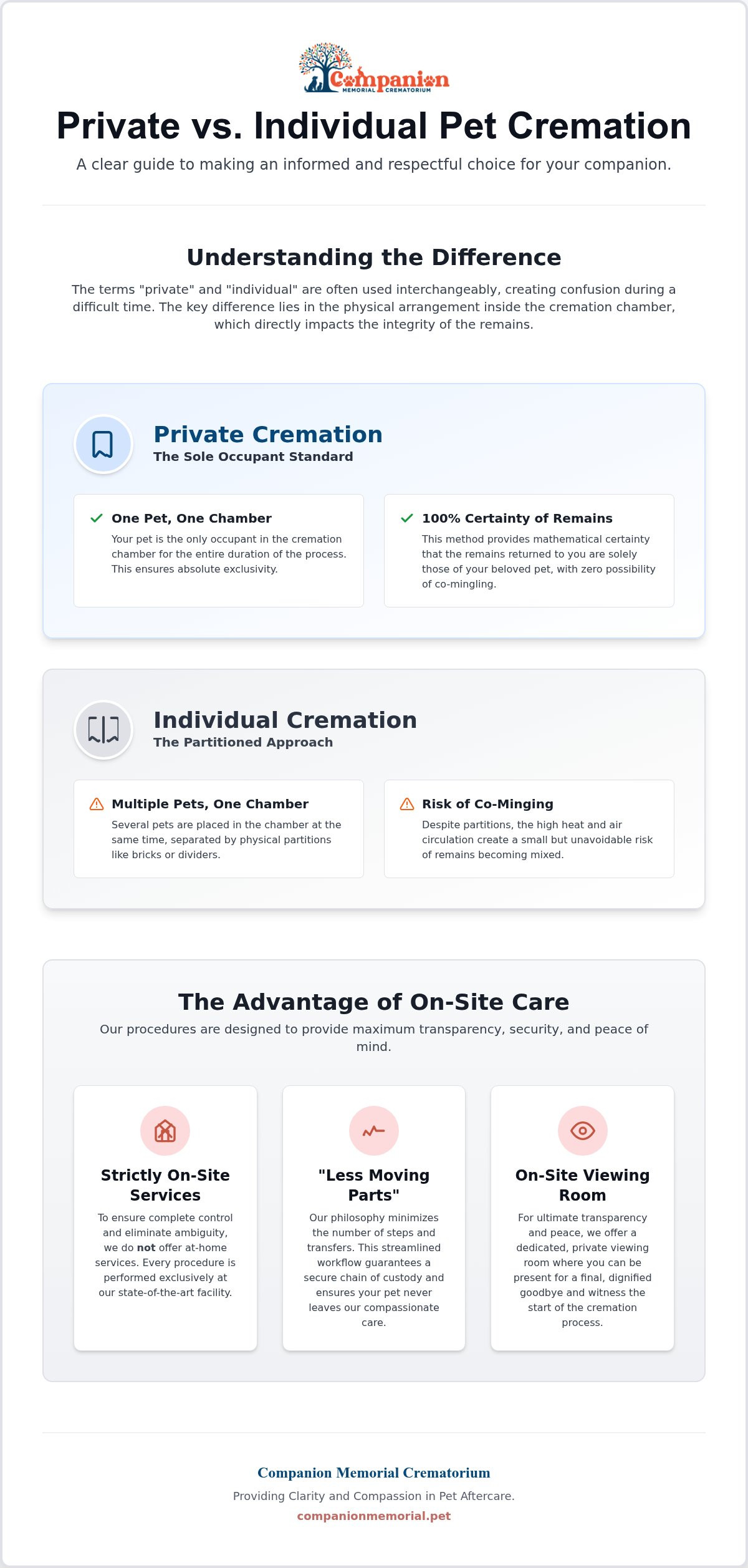 Private vs individual pet cremation