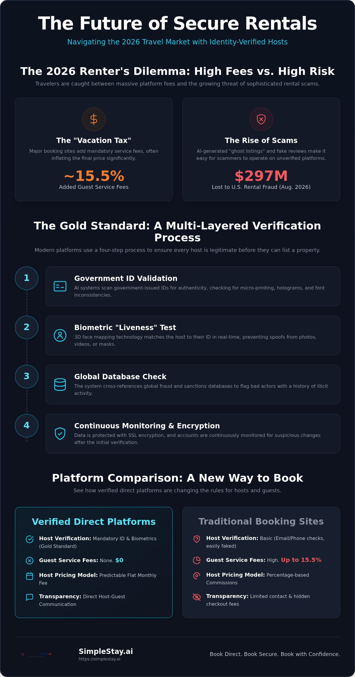Identity verified host rentals