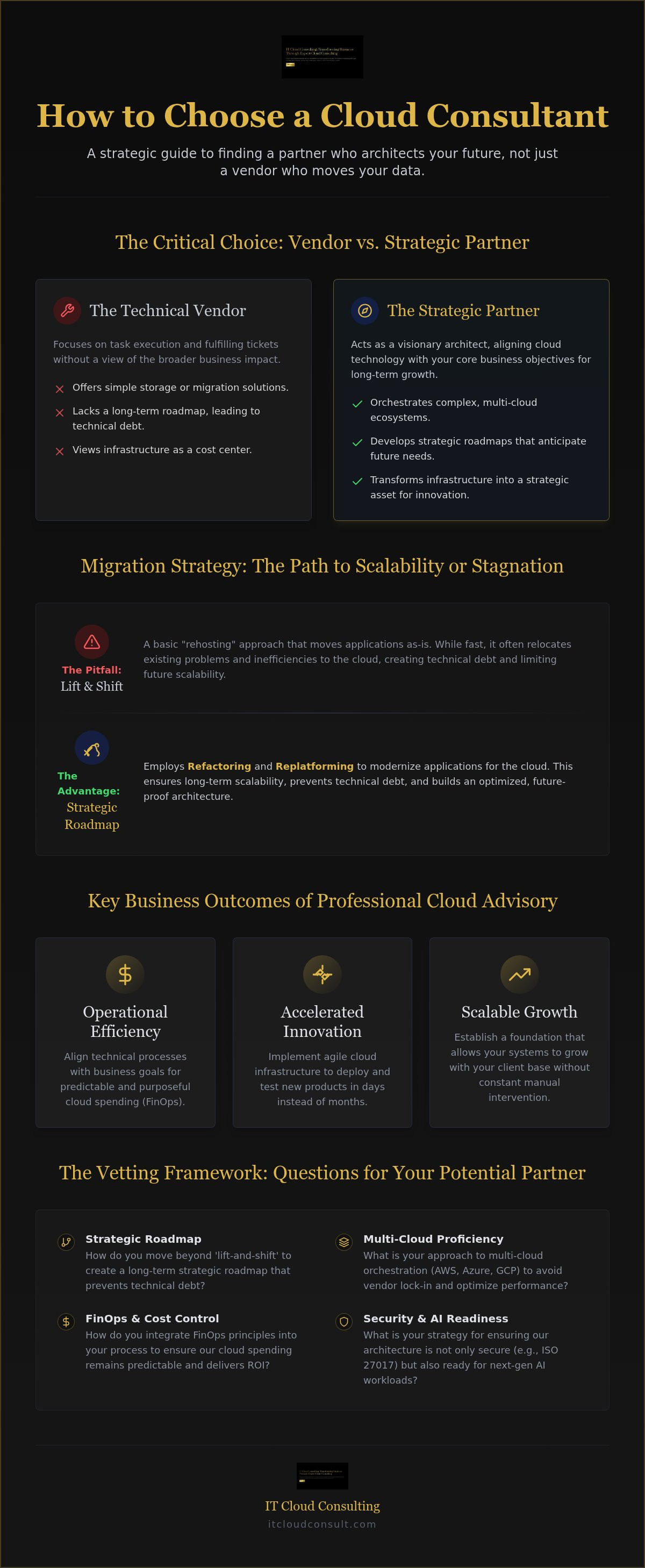 How to choose a cloud consultant