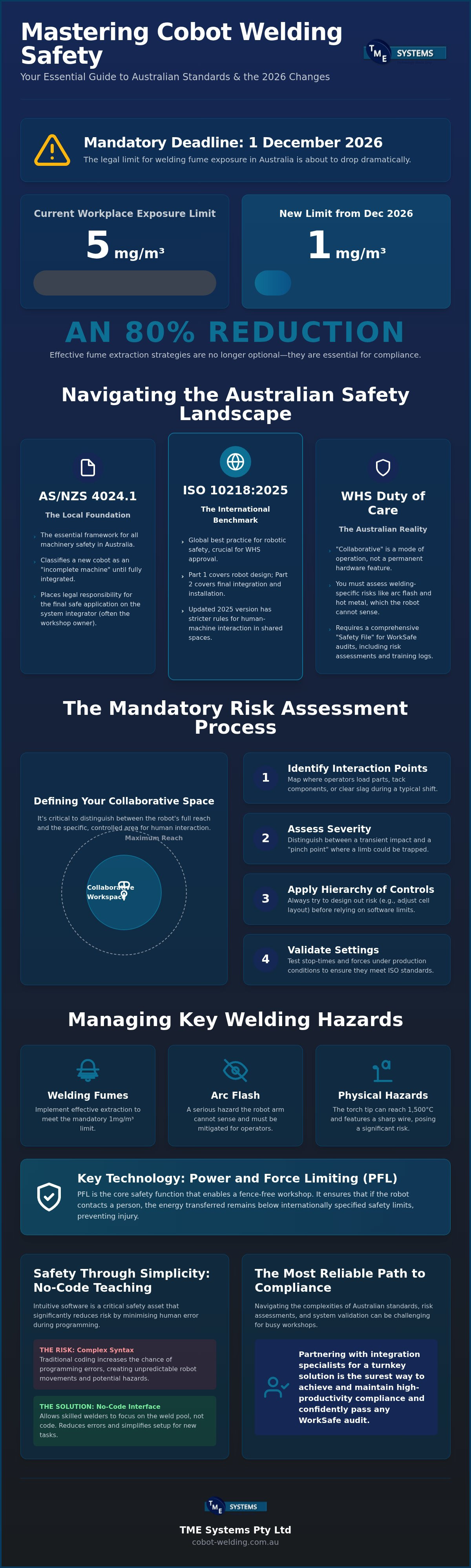 Collaborative welding safety standards