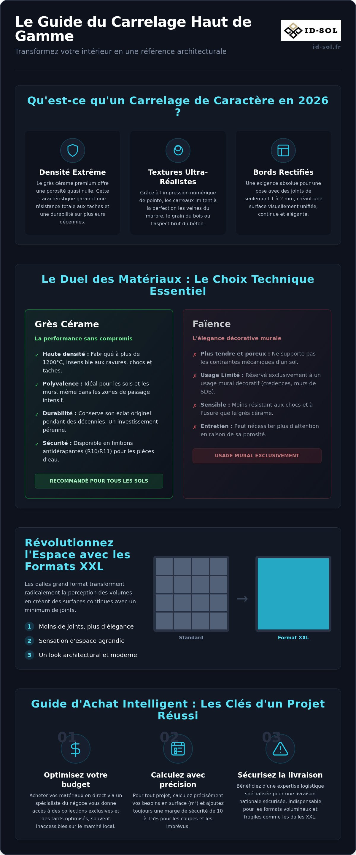 Carrelage haut de gamme
