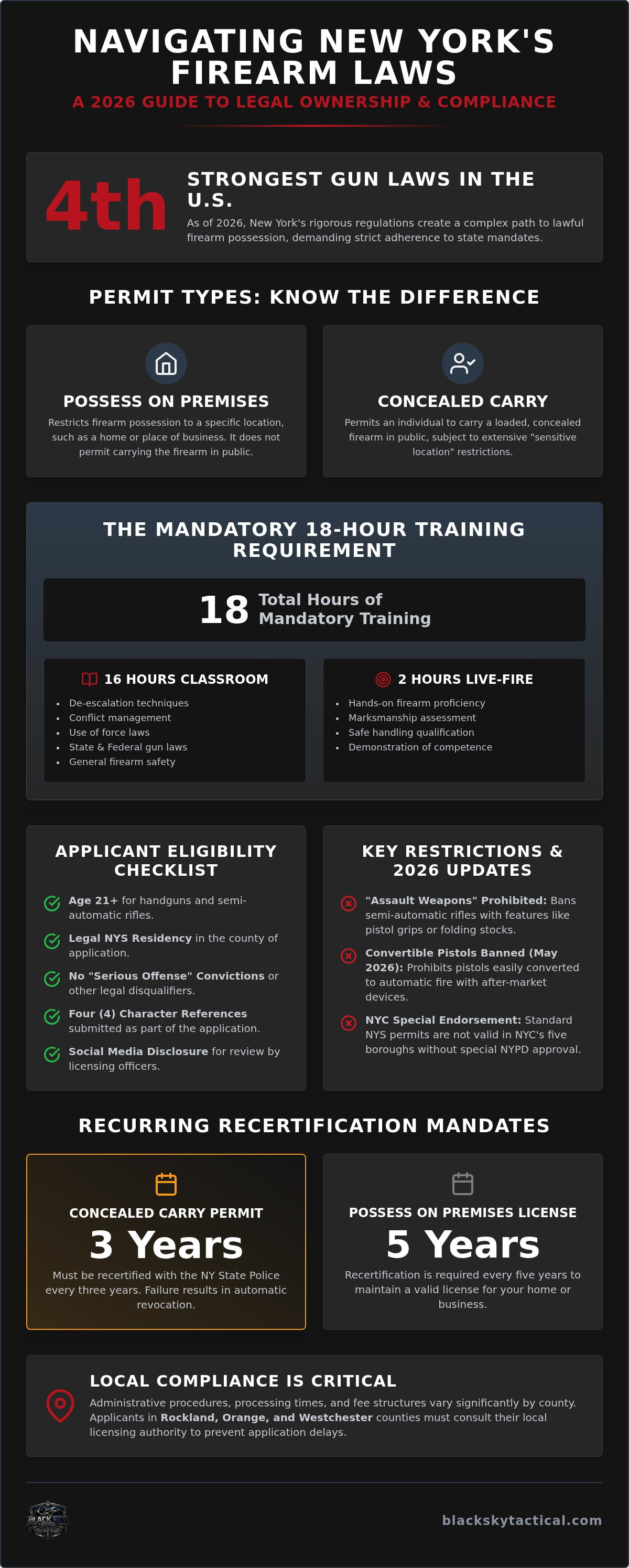 Legal firearm ownership NY
