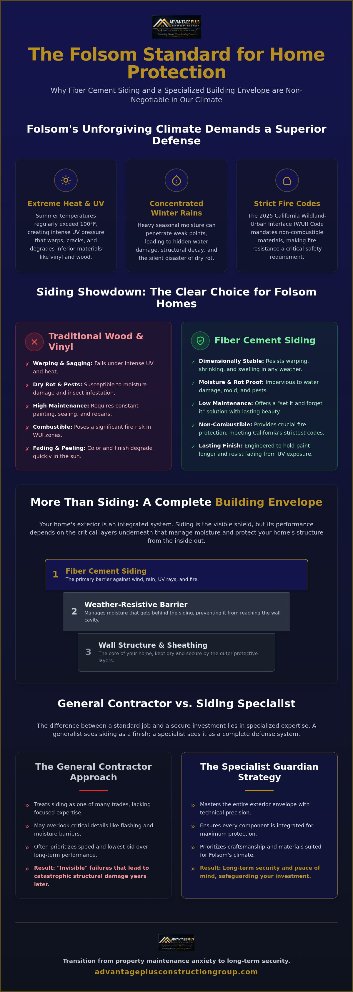 Fiber cement siding Folsom