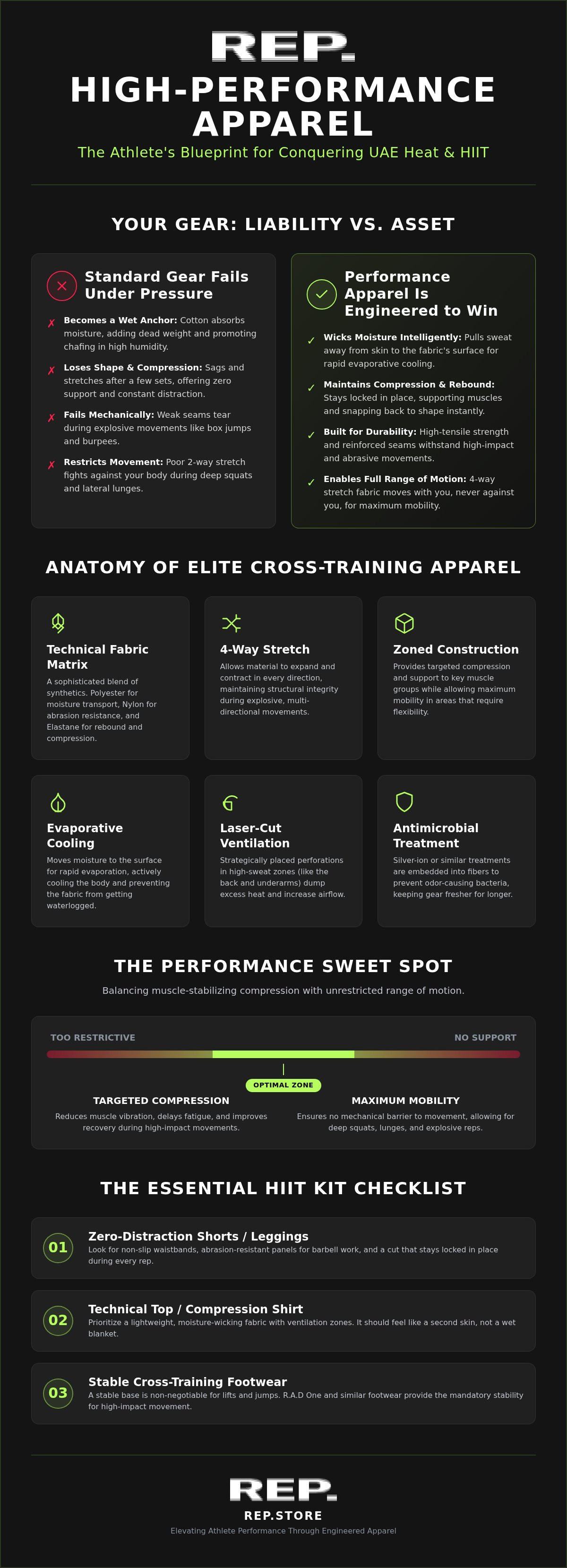 Cross-training apparel uae