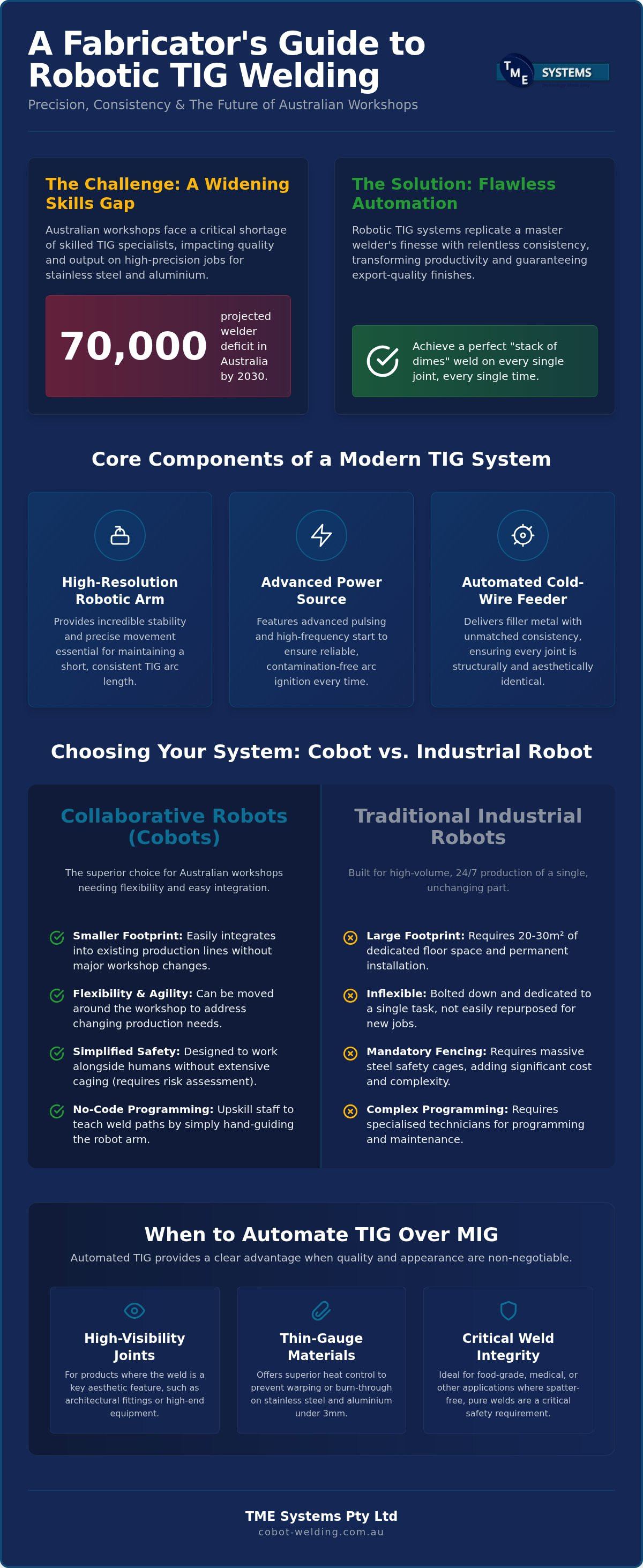 Robotic tig welding system