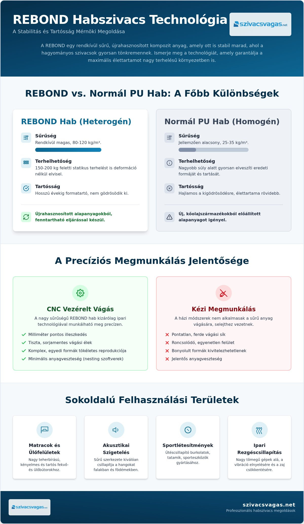 Rebond hab felhasználása