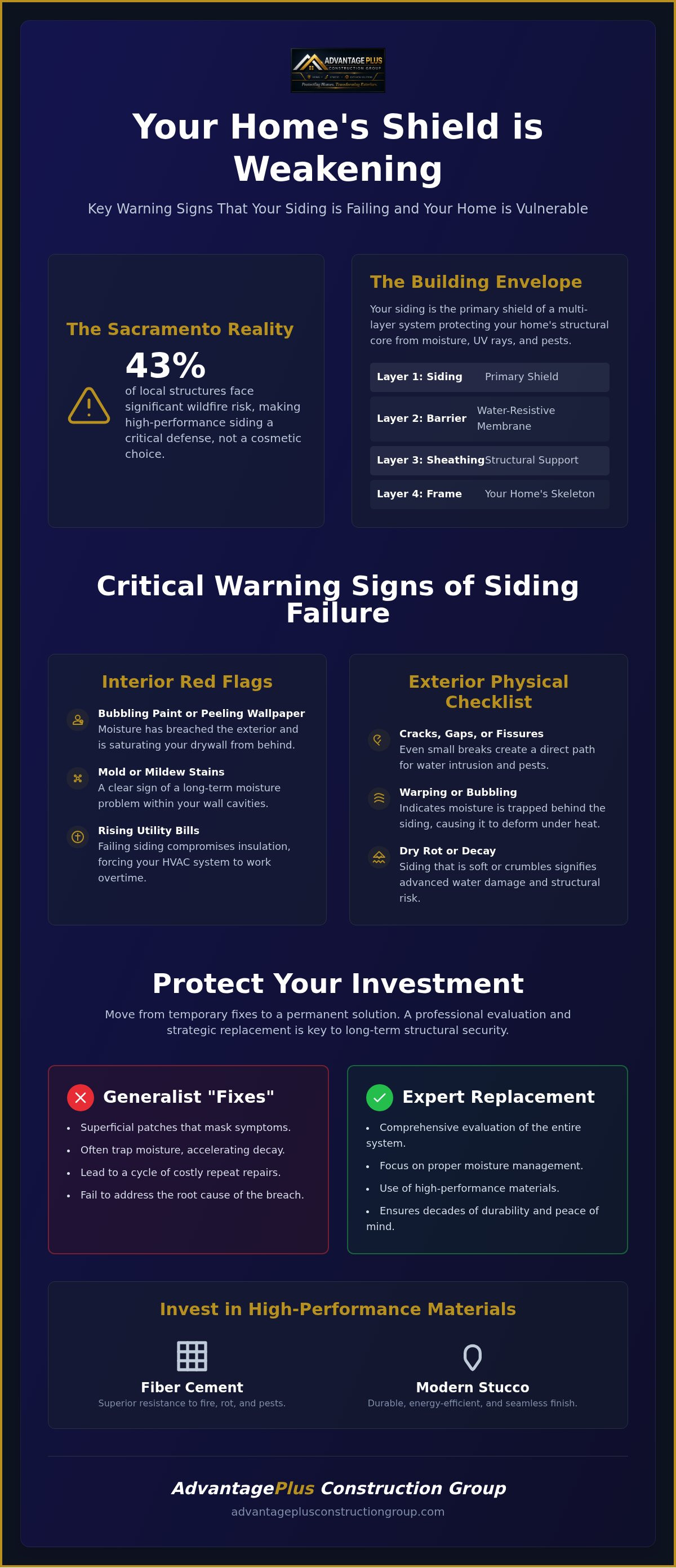 Signs you need new siding on your home