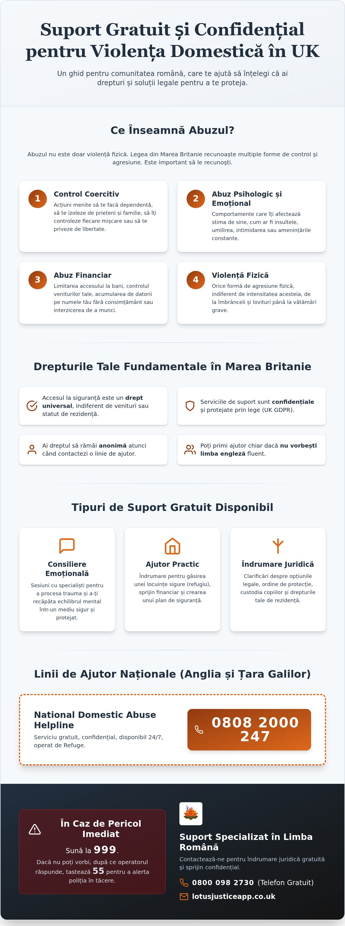 Suport informațional violență domestică UK